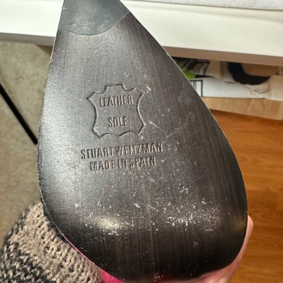 Stuart Weitzman Pink ; Red Patent Leather Pumps Size 6 - Picture 13 of 15